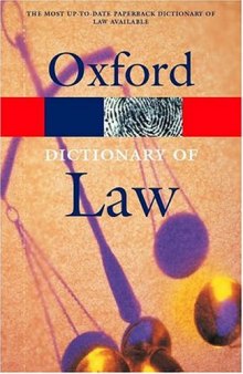Dictionary of Law 