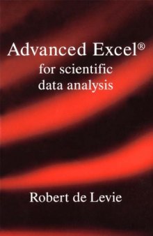 Advanced Excel for scientific data analysis