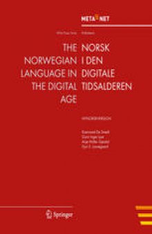 The Norwegian Language in the Digital Age: Nynorskversjon
