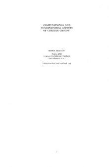 Computational and combinatorial aspects of Coxeter groups [PhD thesis]