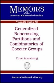 Generalized noncrossing partitions and combinatorics of Coxeter groups