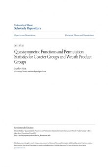 Quasisymmetric Functions and Permutation Statistics for Coxeter Groups and Wreath Product Groups