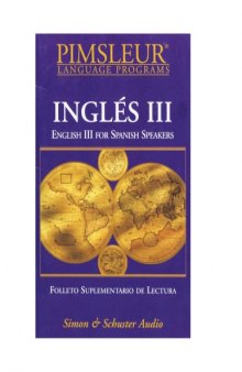 Pimsleur English III for Spanish Speakers