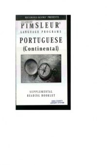 Pimsleur Portuguese Continental Booklet