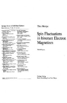 Spin fluctuations in itinerant electron magnetism