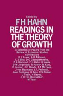 Readings in the Theory of Growth: a selection of papers from the Review of Economic Studies 