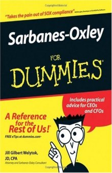 Sarbanes-Oxley For Dummies (For Dummies (Business & Personal Finance))