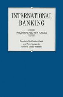 International Banking: Innovations and New Policies