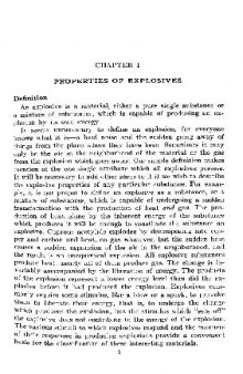 Chemistry of powders explosives