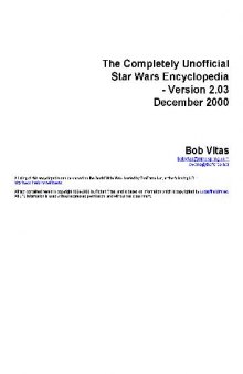 The Complete Star Wars Encyclopedia