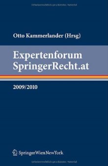 Expertenforum SpringerRecht.at: 2009/2010