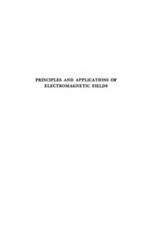 PRINCIPLES  AND  APPLICATIONS  OF  Electromagnetic  Fields
