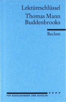Thomas Mann, Buddenbrooks