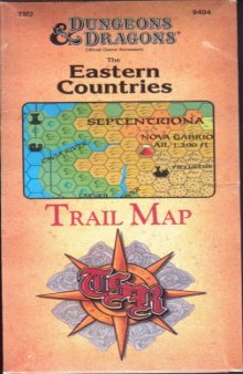 The Eastern Countries: Trail Map Tm2, No 9404 (Dungeons and Dragons Official Game Accessory)