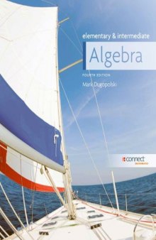 Elementary and Intermediate Algebra, 4th Edition    