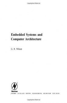 Embedded Systems and Computer Architecture