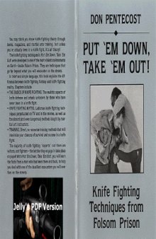 Self Defence - Knife Fighting Manual Techniques