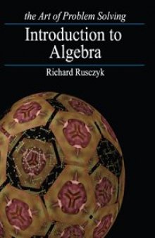Introduction to algebra (the art of problem solving)