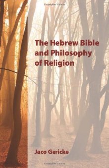 The Hebrew Bible and Philosophy of Religion