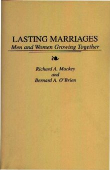 Lasting Marriages: Men and Women Growing Together