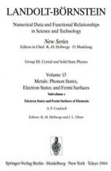 Electron States and Fermi Surfaces of Elements