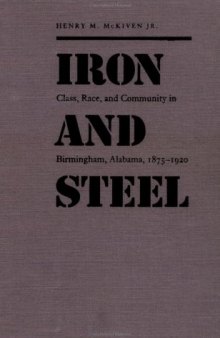Iron and Steel: Class, Race, and Community in Birmingham, Alabama, 1875-1920