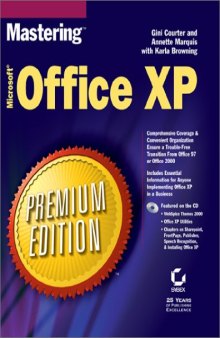 Mastering MicrosoftÂ® Office XP Premium Edition