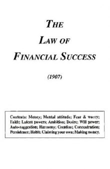 The Law of Financial Success