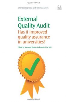 External Quality Audit. Has It Improved Quality Assurance in Universities?