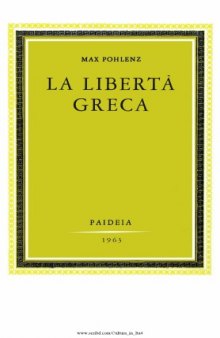 La libertà greca