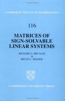 Matrices of sign-solvable linear systems