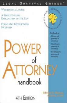 Power of Attorney Handbook 4th Edition