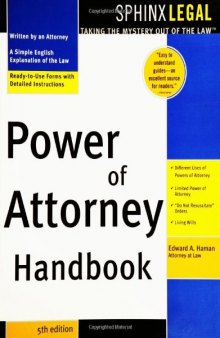 Power of Attorney Handbook 5th Edition