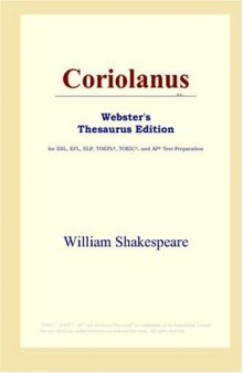 Coriolanus (Webster's Thesaurus Edition)