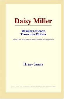 Daisy Miller (Webster's French Thesaurus Edition)