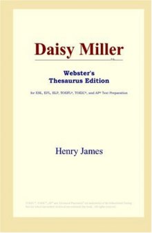 Daisy Miller (Webster's Thesaurus Edition)