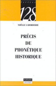 Précis de phonétique historique