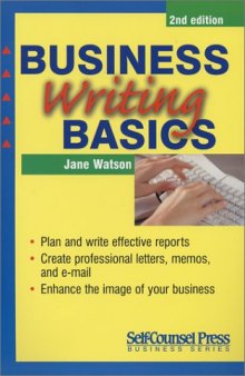 Business Writing Basics (Self-Counsel Business)