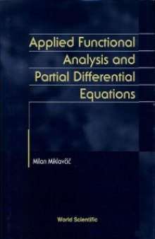 Applied Functional Analysis and Partial Differential Equations