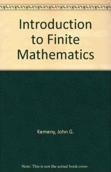 Introduction to finite mathematics
