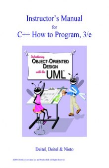 C++ How to Program, Third Edition Instructor's Manual  