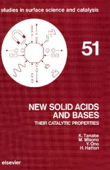 New solid acids and bases: their catalytic properties