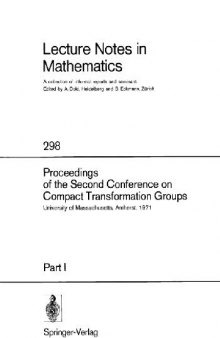 Proceedings of the second conference on compact transformation groups