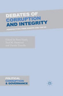 Debates of Corruption and Integrity: Perspectives from Europe and the US