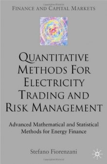 Quantitative Methods for Electricity Trading and Risk Management: Advanced Mathematical and Statistical Methods for Energy Finance (Finance and Capital Markets)  