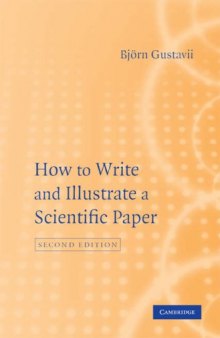 How to write & illustrate a scientific paper