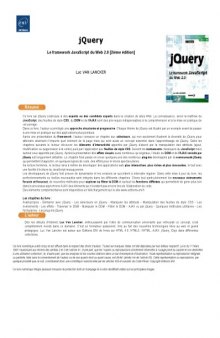 jQuery : le framework JavaScript du Web 2.0