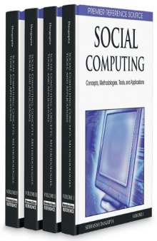 Social Computing: Concepts, Methodologies, Tools, and Applications