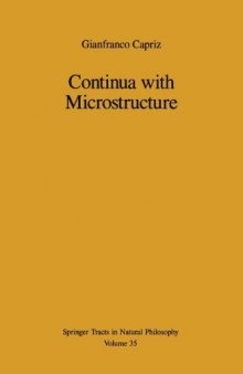 Continua with Microstructure: v. 35
