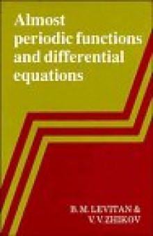 Almost Periodic Functions and Differential Equations